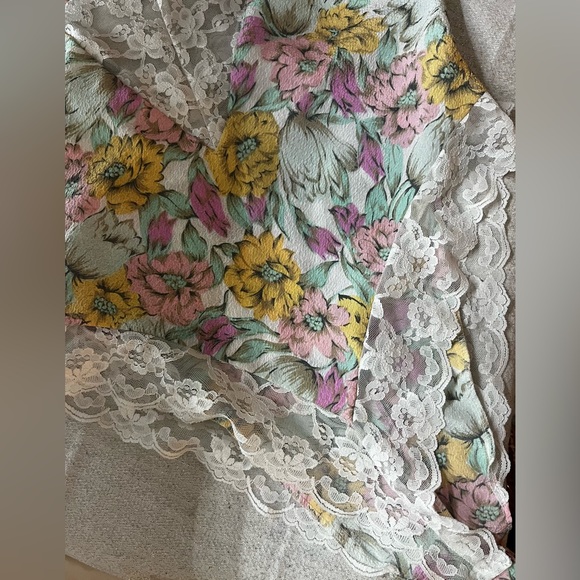 Victoria’s Secret Vintage Gold Label Floral Lace Plunge Bodysuit Sexy Lingerie - Picture 7 of 9